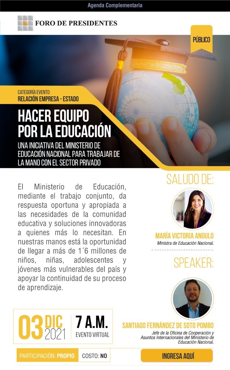 Hacer Equipo Por La Educación Santiago Fernández De Soto Pombo.